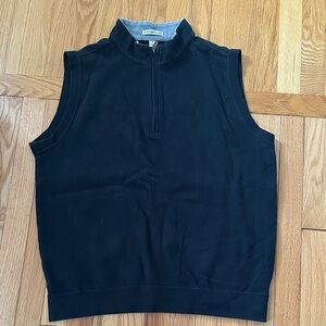 Peter Millar Quarter-Zip Vest, Size M